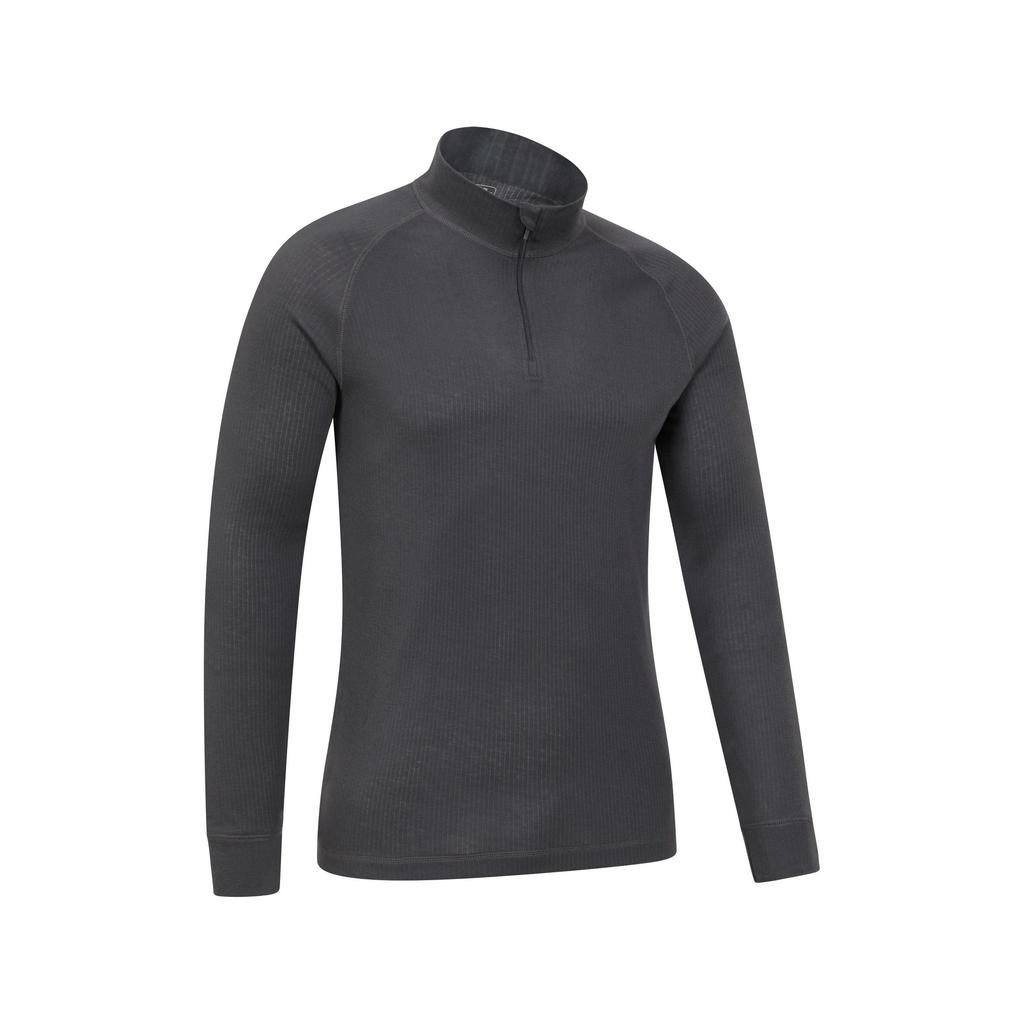 Mountain Warehouse Mens Talus Zip Neck Long-Sleeved Thermal Top