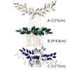 Ornaments Hair Jewelry Crystal Hair Combs Bridal Clips Flower Leaf Headbands Rhinestone Hair Comb