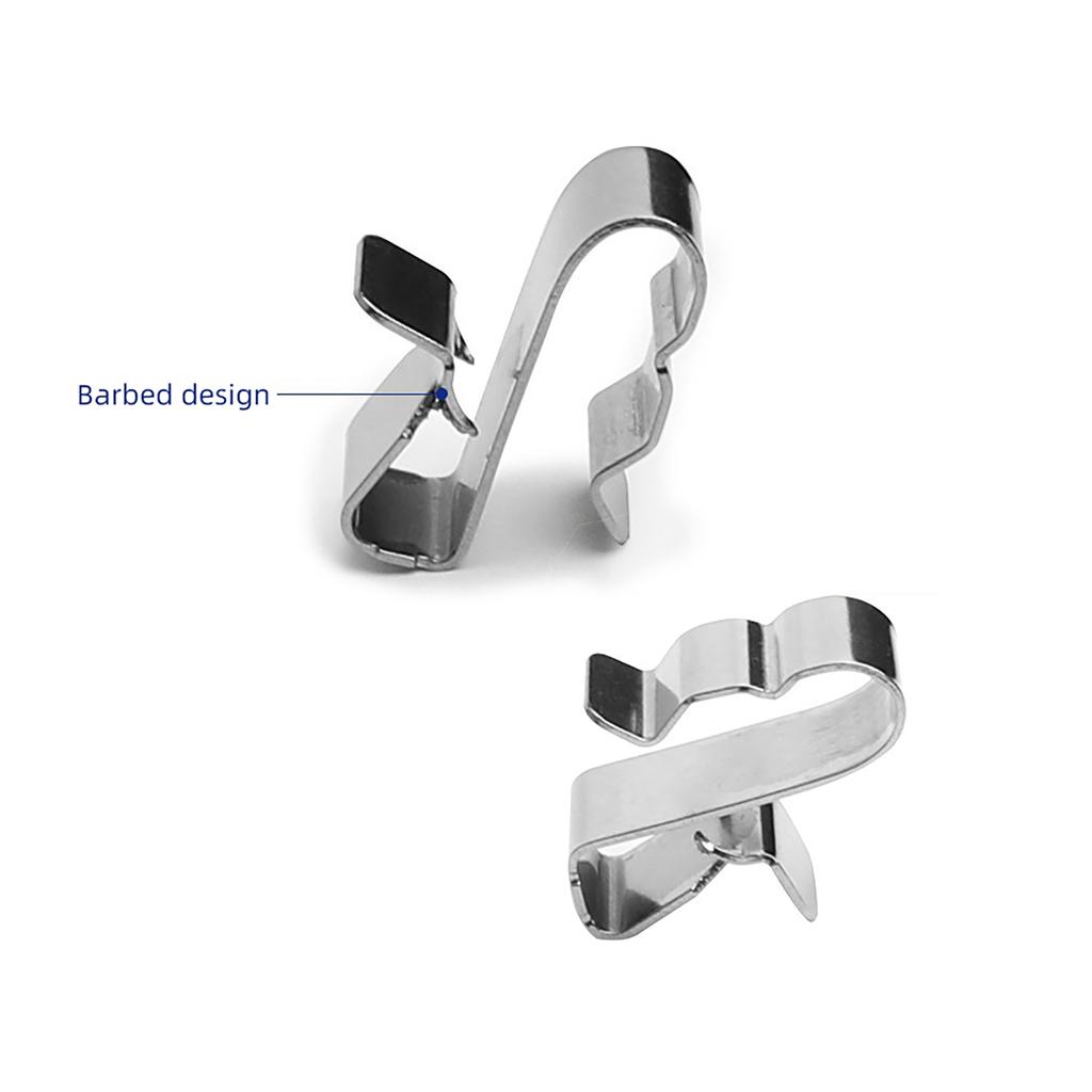 Upgrades Steel Solar Cable Clips Wire Management Clamps Secure Solar Panel Cable Clips Simple Installation for Cable
