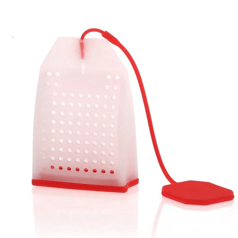 Food-grade Silicone Tea Bags Colorful Style Strainers Herbal Loose Tea Infusers Filters Scented Teaware Infusers Kitchen Tools