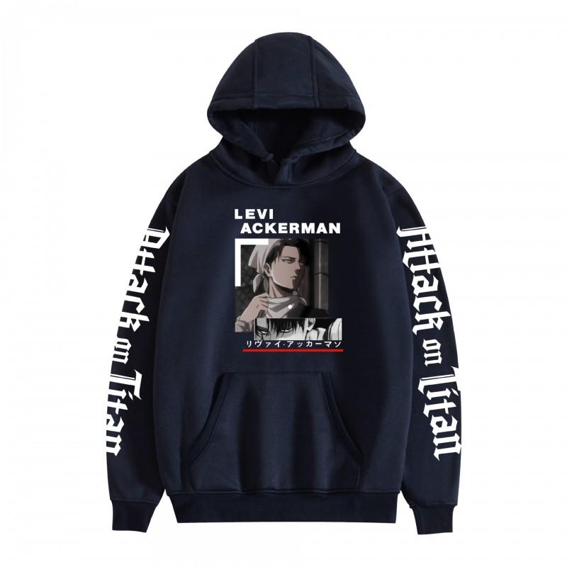 Attack On Titan Anime Hoodie Loose Fit Pullover Sweatshirt Teens