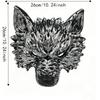 Funny Cosplay Halloween Wolf Mask 3D Fur Texture Werewolf Mask Party Costume Mask  Dress Up Prop