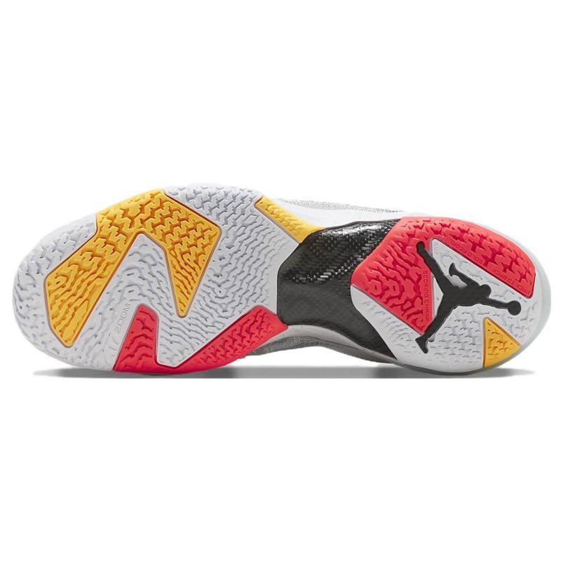 Jordan Баскетбольные кроссовки Air Jordan 37 Унисекс Низкий верх Белый/Зеленый Jordan FB8486-130