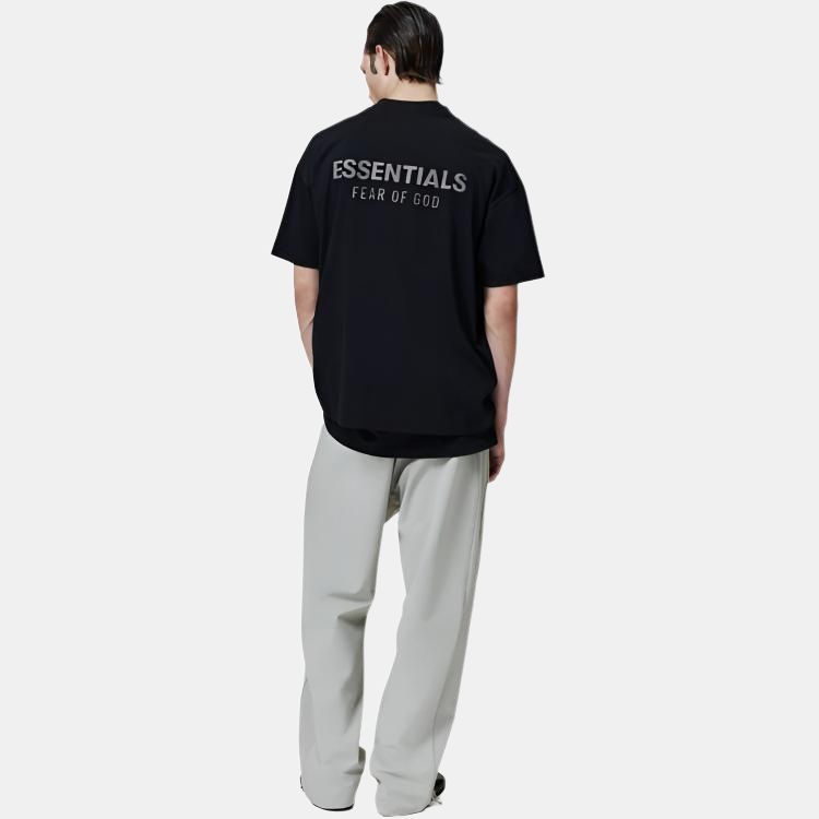 Fear of God Базовая футболка 90-х, цвет Jet Black, унисекс, Топы 125SP254470F