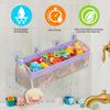 Органайзер для игрушек для ванной, 3 отделения, коробка для хранения игрушек для ванной, настенная полка для игрушек для ванной, для легкого доступа и сортировки игрушек