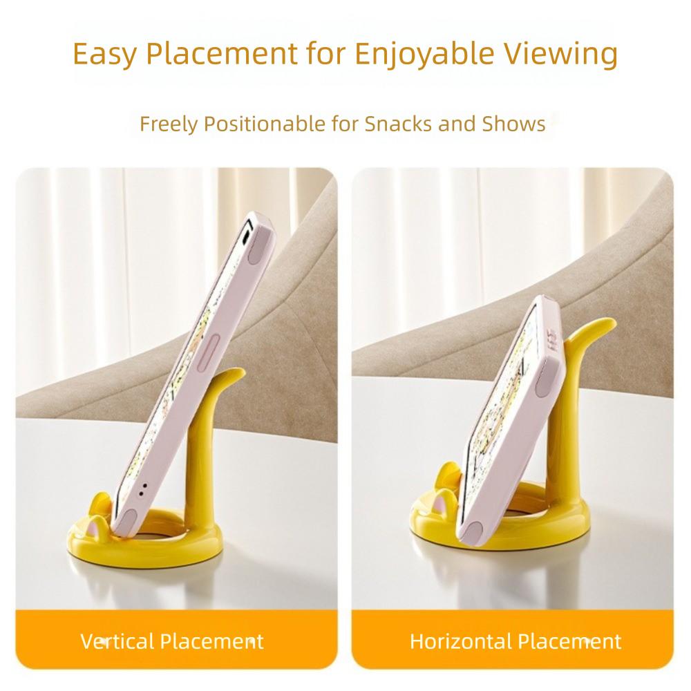Универсальный мультяшный держатель для телефона в виде кошки, настольная подставка для телефона с регулируемым углом, портативный многофункциональный кронштейн для мобильного телефона для учебы