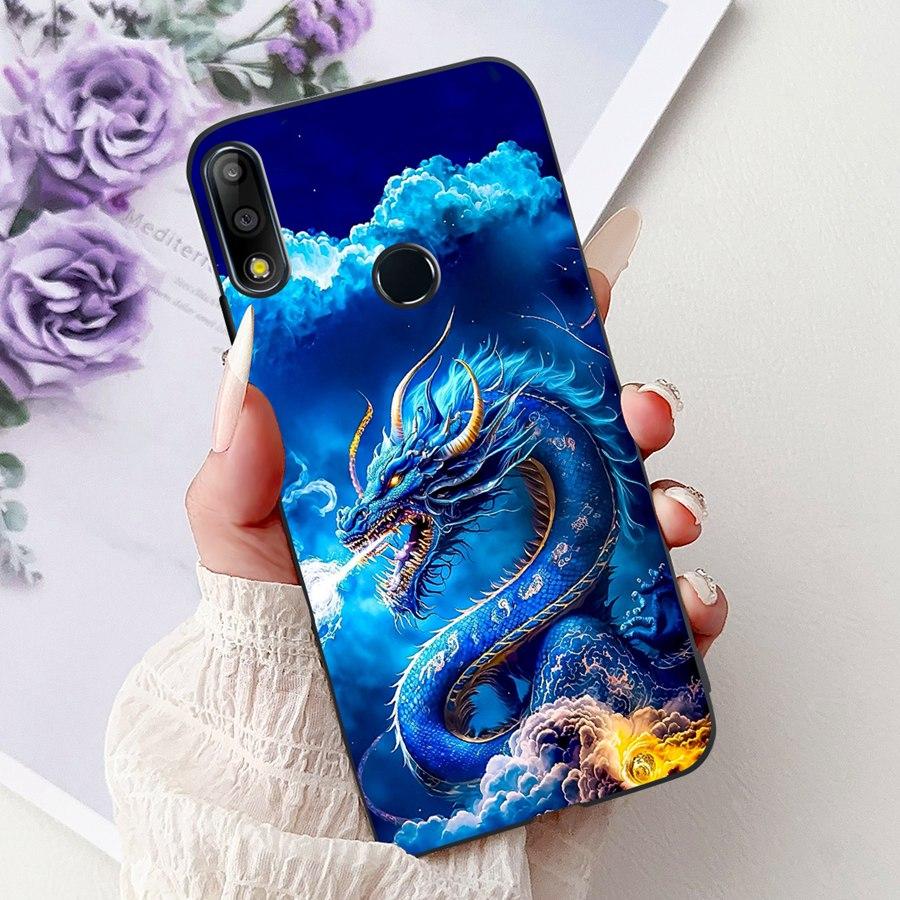 Для Asus ZenFone Max Pro M2 ZB631KL Чехол Роскошная Расписная Крышка ТПУ Чехол для Телефона Для Asus Max M2 ZB633KL X01AD X01BD Задняя Крышка Capa