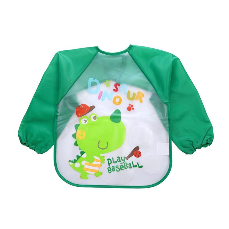 Baby Bibs Infant Burp Clothes Long Sleeve Waterproof Feeding Accessories