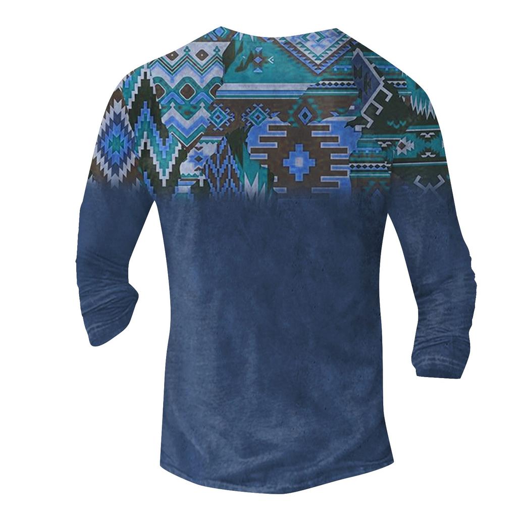 Men'S T-Shirt Street Casual Fashion Long Sleeved Top