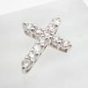 [Used] Pt900 Diamond/0.25ct Cross Pendant/g524-20