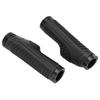 1 Pair Anti Slip Bike Handle Grip Rubber Bicycle Handlebar Grips Cover for Road Mountain BikesBlack