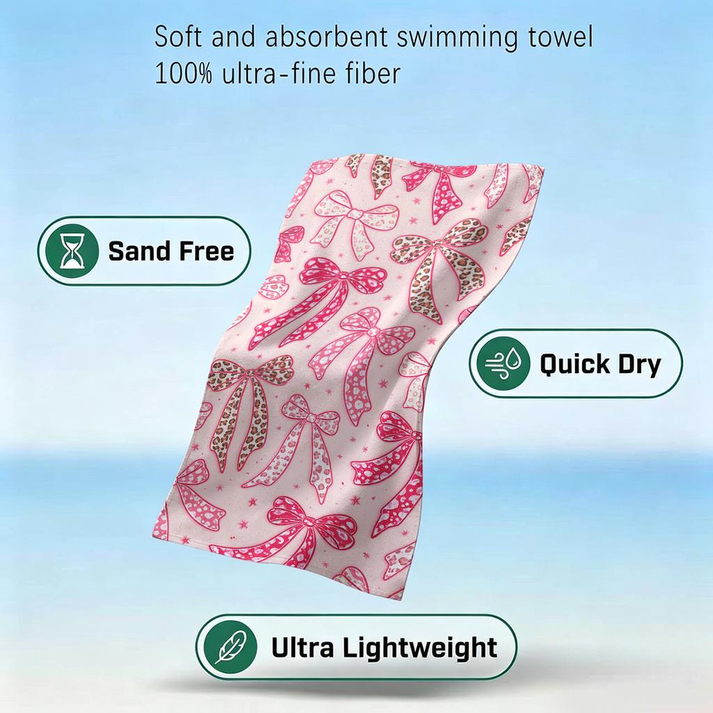 Lemon Slice Beach Towel Cartoon Quick Dry Microfiber Bath Towel for Swimming Surfing Camping Unisex Holiday