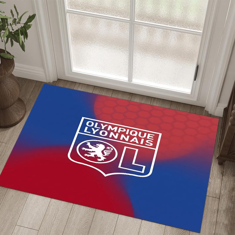 Lyon FC Design Crystal Velvet Carpet Cozy Non?Slip Printed Rug For Bedroom Living Room Entrance