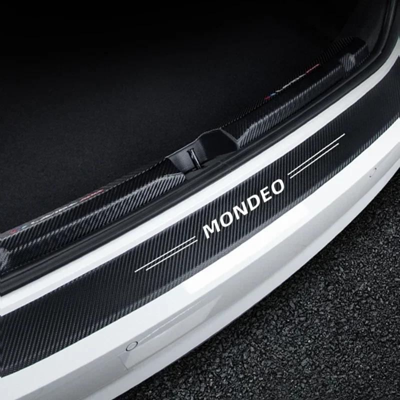 hrkqj5 For Ford Mondeo Luminous Door Threshold Stickers Scuff Scratch Car Door Threshold Protective Trunk Strips Anti kick Stickers