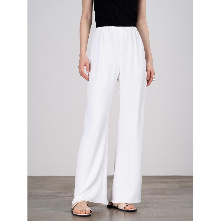 Solid Color High-Waisted Air Pants with Draped Effect, Women's Wide-Leg Pants, 2026 New Casual Straight-Leg Pants