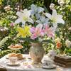 Plastic Artificial Flower Branch Real Touch Wedding Bouquets Silk Fake Bouquets  Home Decor