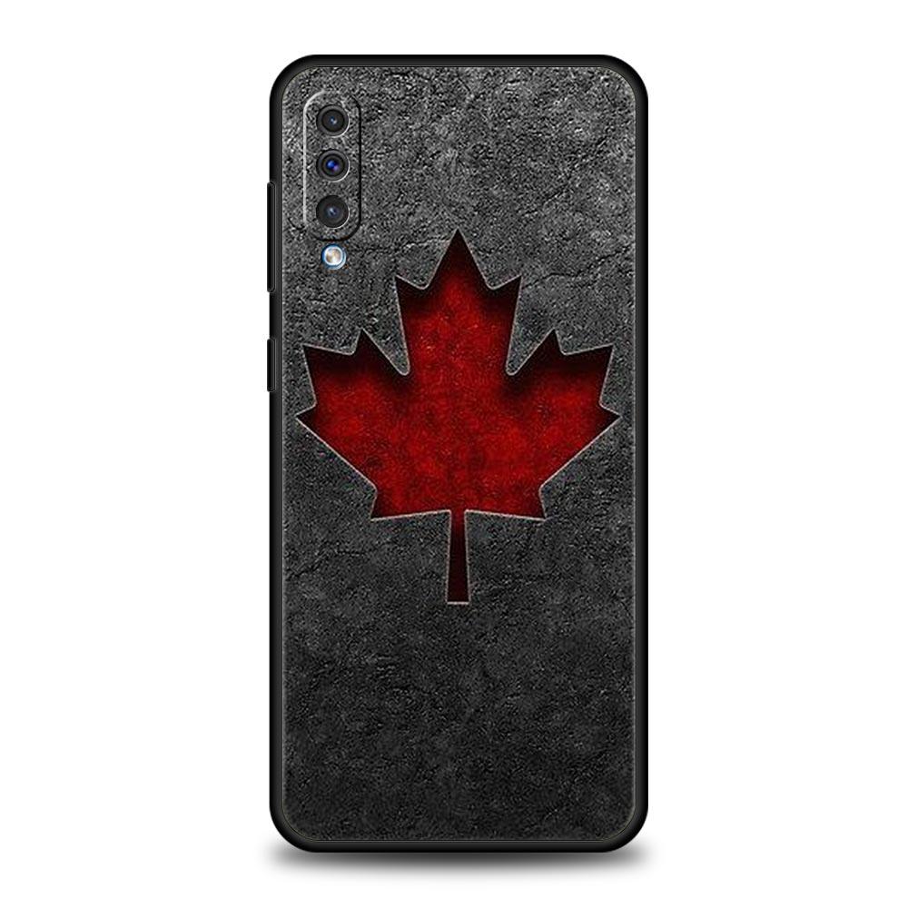 Кленовый лист Канадский флаг любовь Футбол Чехол для телефона для Samsung A12 A32 A50 A70 A20E A20S A10 A10S A22 A30 A40 A42 A52 5G A02S A04s Чехол