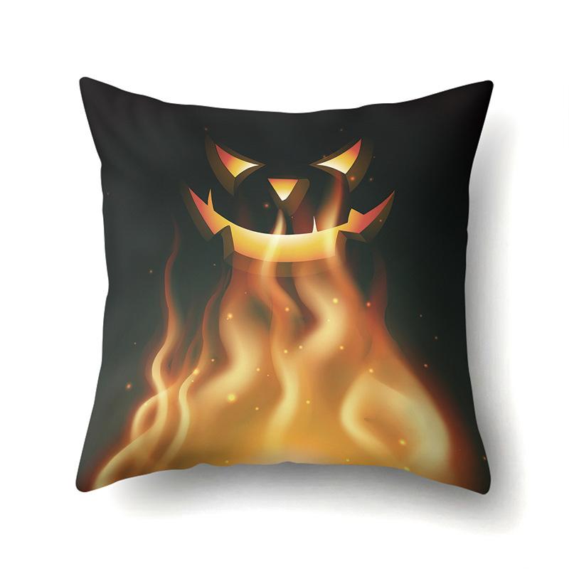 Хэллоуин Наволочка Подушка для поясницы автомобиля Тыква Чехол для диванной подушки Офис Дом Гостиная Наволочка