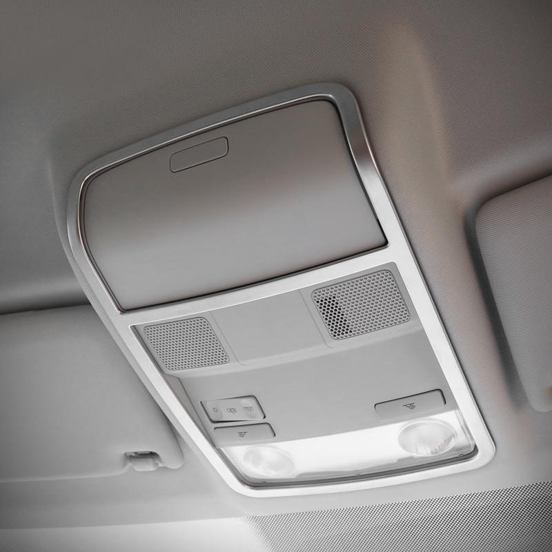 ABS матовый для Tiguan 2009 2010 2011 2012 2013 2014 2015 Автомобильный передний и задний абажур для чтения, накладка, автоаксессуары