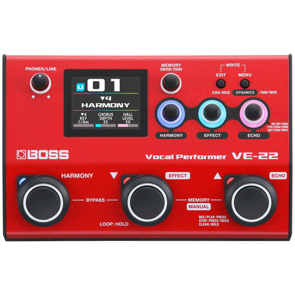 BOSS VE-22 Вокальный процессор