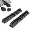 Set of 2 Magnetic Wrench Holders, Magnetic Spanner Organizer Rack Tool Tray, Holds 46 Wrenches, Toolbox Holder for Professionals and Enthusiasts, Incl