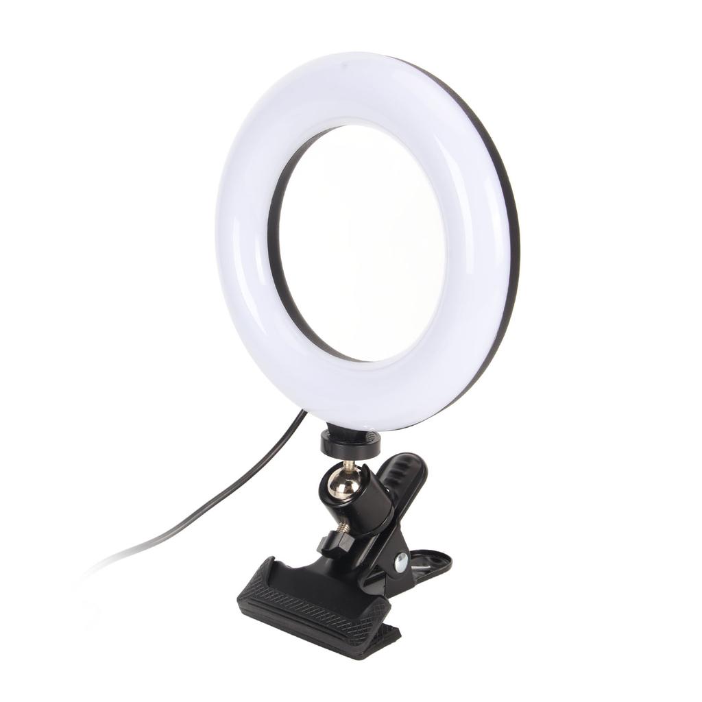Video Conference Lighting Kit with Power Clip 3 Color Temperatures 2700 To 6500K LED  Light Cl