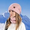 1pc Winter Warm Hat and Scarf Set, Unisex Cold-Resistant Ear Protector,  5 Colors Available, Winter Warmth, Winter Essentials