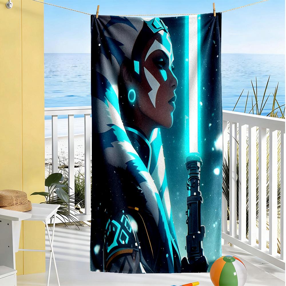 Star Wars Beach Towel High Absorbency Quick-Dry Comfortable Lightweight Portable for Swimming,Beach,Camping, Travel, Beach Accessories,Gym