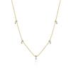 ANDYWEN 925 Sterling Silver Gold Zircon Charm CZ Choker Long Chain Necklace 2023 Women Classic Wedding Fine Jewelry Gift