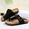 Женские тапочки 2024 Новые летние домашние сандалии Модная пробковая обувь для отдыха на природе Пляжные тапочки женские роскошные тапочки для женщин Zapatos
