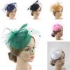 Женская ретро-повязка на голову с зажимом, береты, повязка на голову Sinamay, свадебная шляпа Ascot