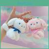 Adorable Plush Dog Keychain Cute Stuffed Animal Toy Creative Plush Doll Pendant