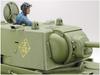 Tamiya 135 Военная миниатюра Серия №372 Советский тяжелый танк КВ-I 1941 года раннего выпуска Пластиковая модель 35372