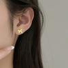 1 Pair of Bow Earrings Fashion Accessories for Everyday Wear with Elegant Jewelry