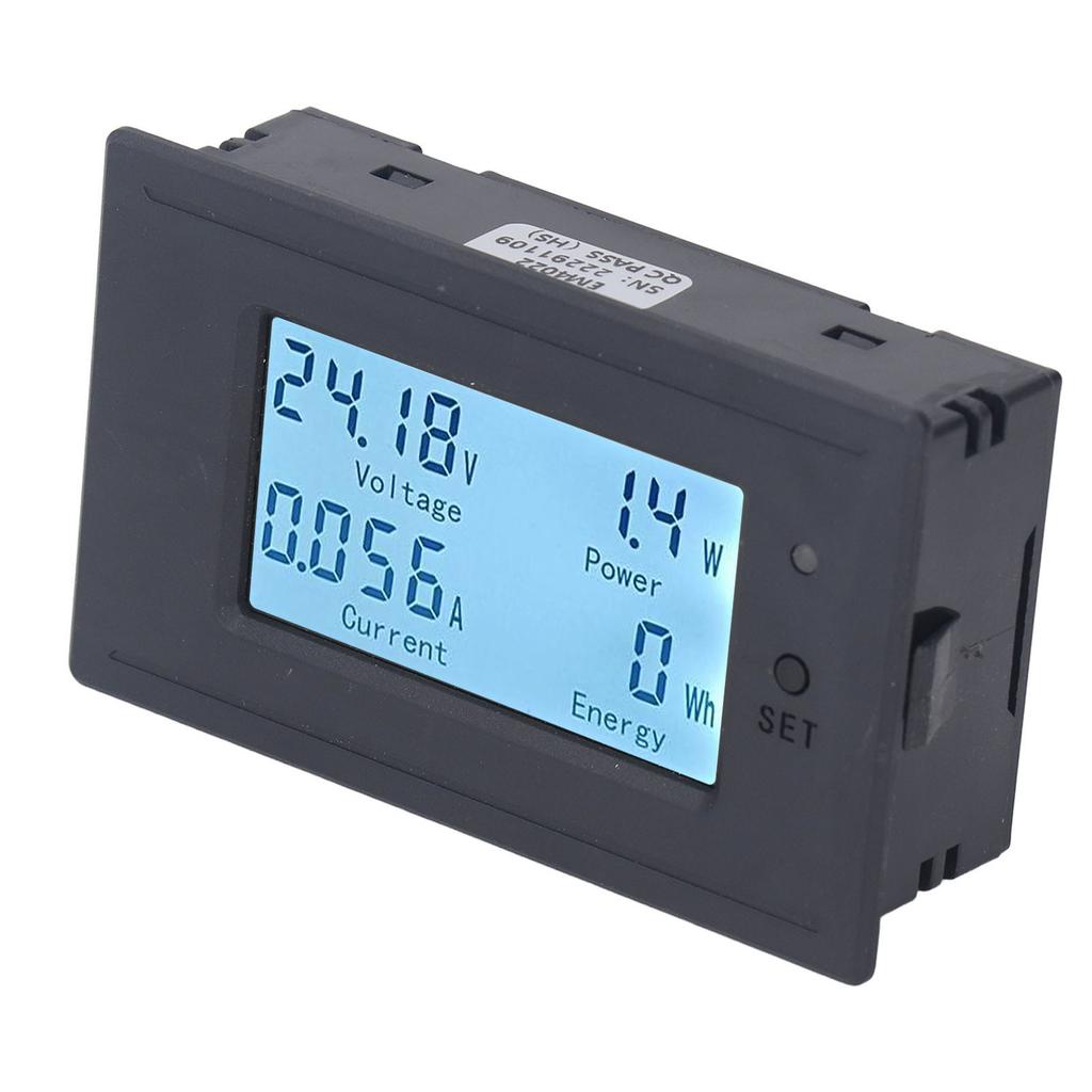 ЖК-измеритель мощности Многофункциональный цифровой монитор напряжения тока и емкости аккумулятора DC6?200В