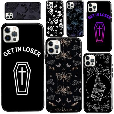 Чехол с черепом в готическом стиле Creepy Pastel Goth для iPhone 13 Pro Max 12 mini 11 Pro Max 6S 7 8 Plus SE 2020 X XR XS Max, чехол для телефона