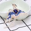 Enamel Flying Beauty Phoenix Bird Brooches For Women Men Bird Party Office Brooch Pins Gifts