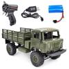 Wpl B-24 Remote Control Military Truck Diy Off-Road 4Wd Rc Car 4 Wheel Drive Climbing B24 Gaz-66 Vehicle For Birthday Gift Toy