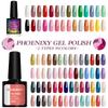 PHOENIXY 100 шт. лак для ногтей УФ-светодиодный гибридный лак для дизайна ногтей гель-лайнер для маникюра полупостоянная база верхнее покрытие гель-лак цвета