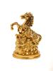 Feng Shui Horse With Uplifted Legs Standing With Wealth Pot, Size - 4 Inch
