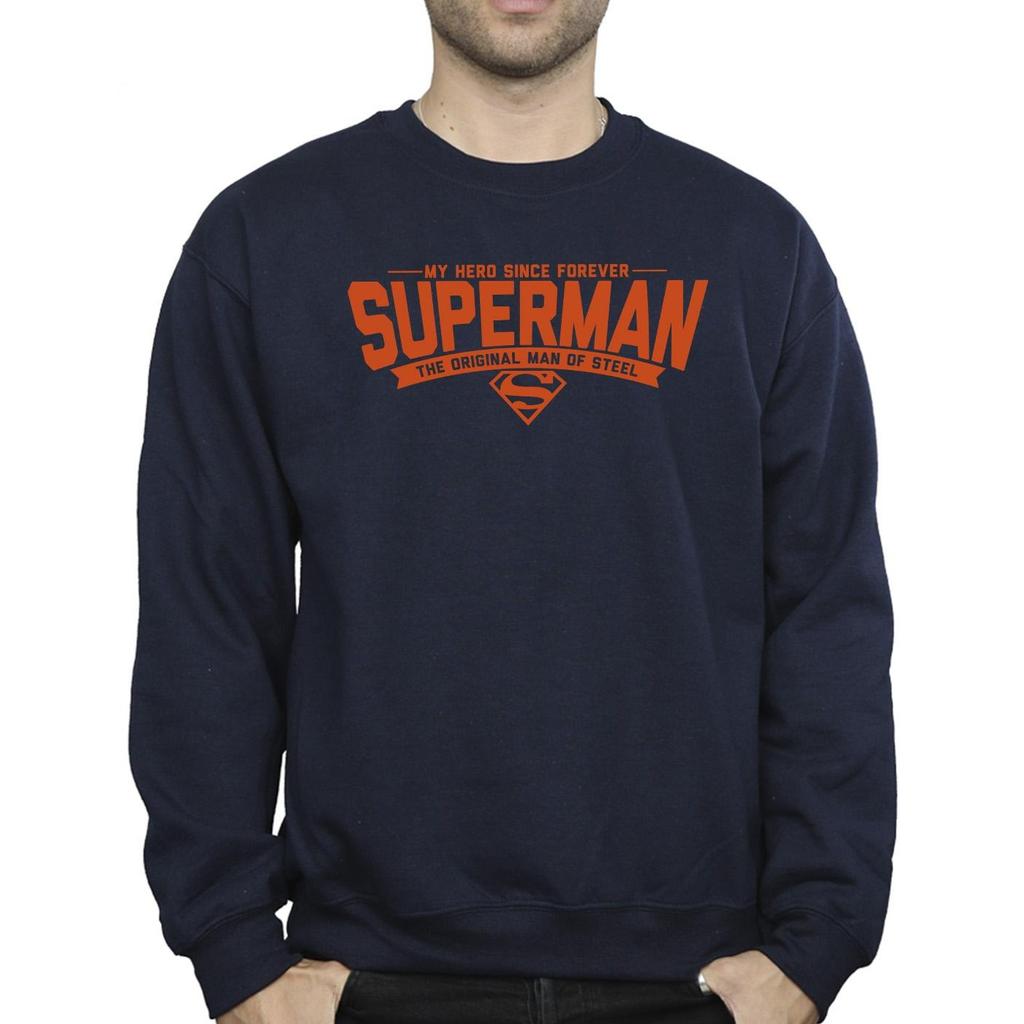 DC Comics Mens Superman Hero Dad Sweatshirt