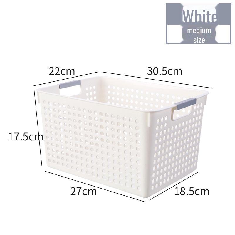 Хранение на кухне и рабочем столе: Многоцелевая пластиковая корзина для мелочей, закусок, фруктов и игрушек