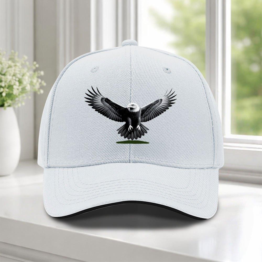 Adjustable Duckbill Baseball Cap with SpreadingWings Eagle Design  Lightweight for Weddings Parties Golf Cycling Outdoor