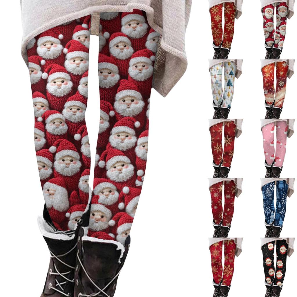 Женские брюки с принтом, эластичные мягкие хлопковые леггинсы, повседневная домашняя пижама