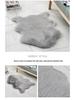 Modern Euro-Style Imitation Wool Long Pile Floor Mat for Living Room or Bedroom
