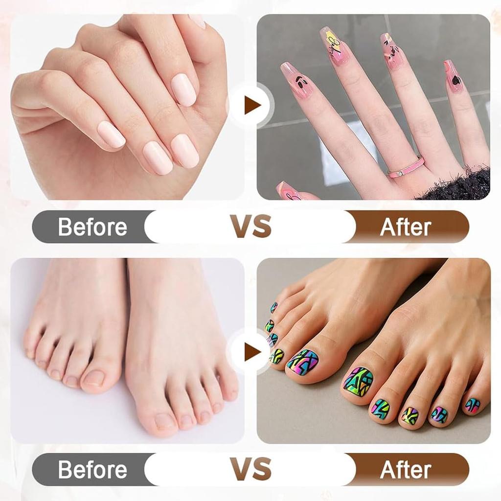 Набор ручек для дизайна ногтей 12 цветов, маркеры для нейл-арта, ручка-лак для 3D нейл-арта, кисть-лайнер для рисования и росписи для DIY нейл-арта, украшения для красоты маникюра