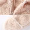 Infant Baby Hooded Romper Plush Jumpsuit