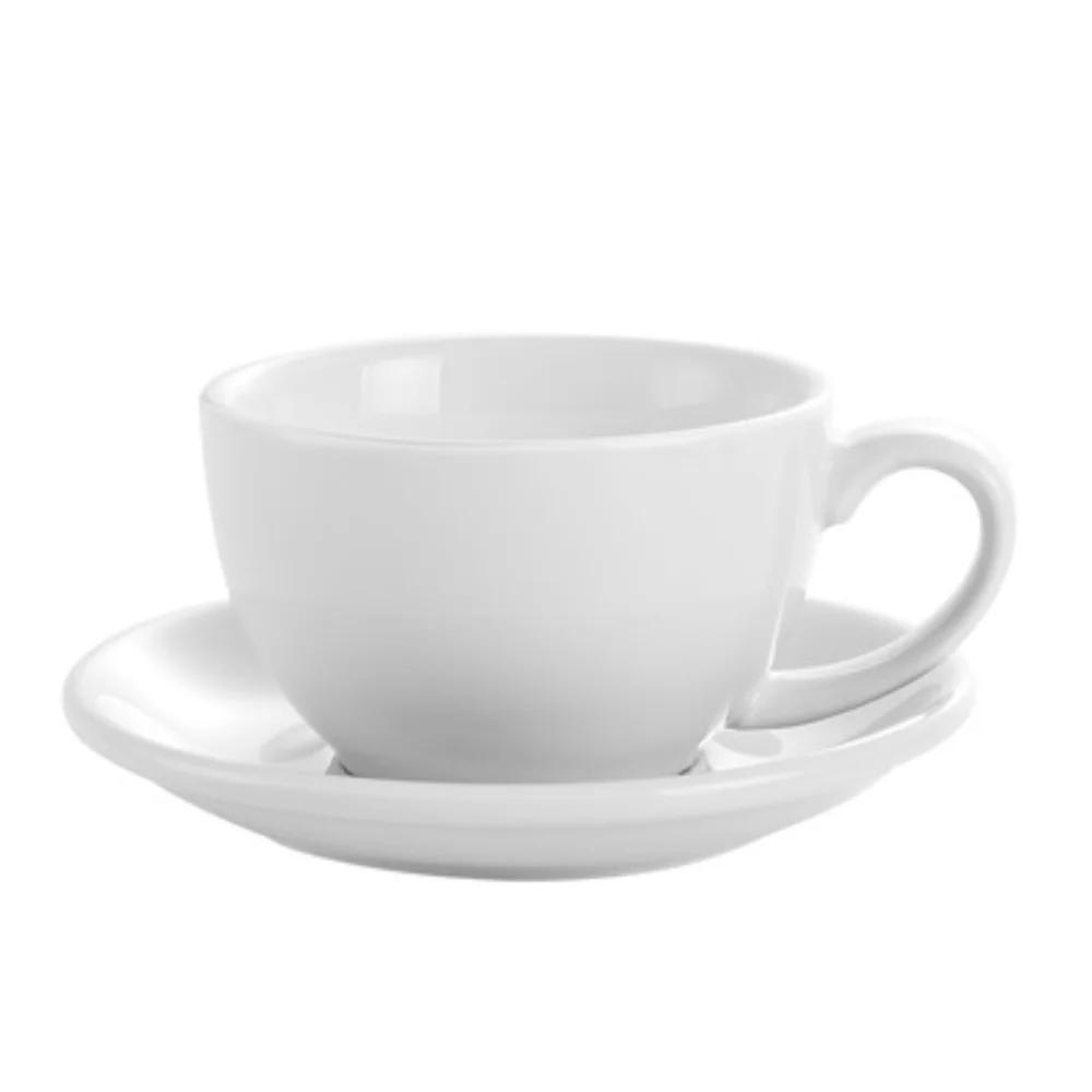 75ml/200ml Ceramic Mug Latte Art Cup With Saucer for Cappuccino Manual Brew Coffee Cup New Bone China for Coffee Shop Barista