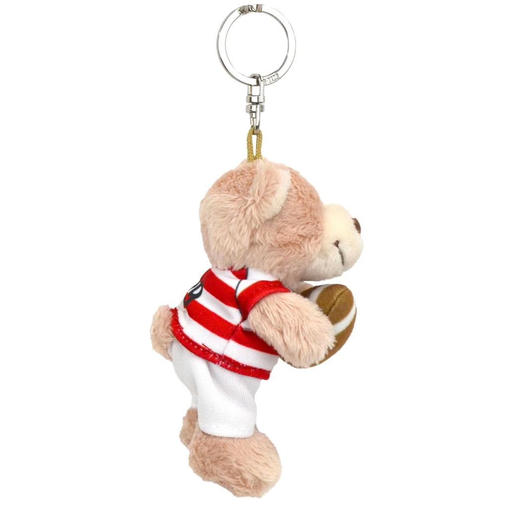 Niki Love Bear/Rugby 10cm Kids Keychain