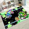 3D Ретро Игра Bubble Bobble Мультяшный Игровой Ковер для Спальни Гостиной Дивана Домашний Дверной Коврик Декор, Большой Детский Игровой Нескользящий Напольный Коврик
